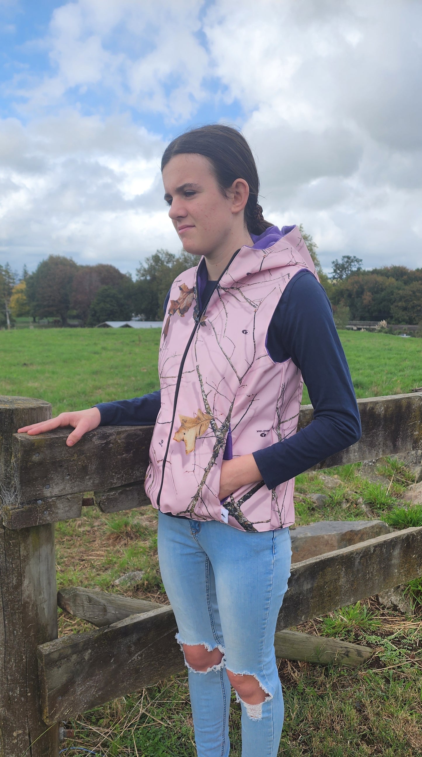 Pink vest
